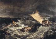 J.M.W. Turner The Shipwreck oil painting artist